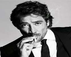 Javier Bardem smoking